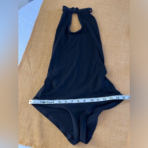 Louis Vuitton Vintage 00’s Black Halter Swimsuit w/Original Storage Bag. - Picture 9 of 12